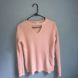 Pink Rose size small light pink sweater